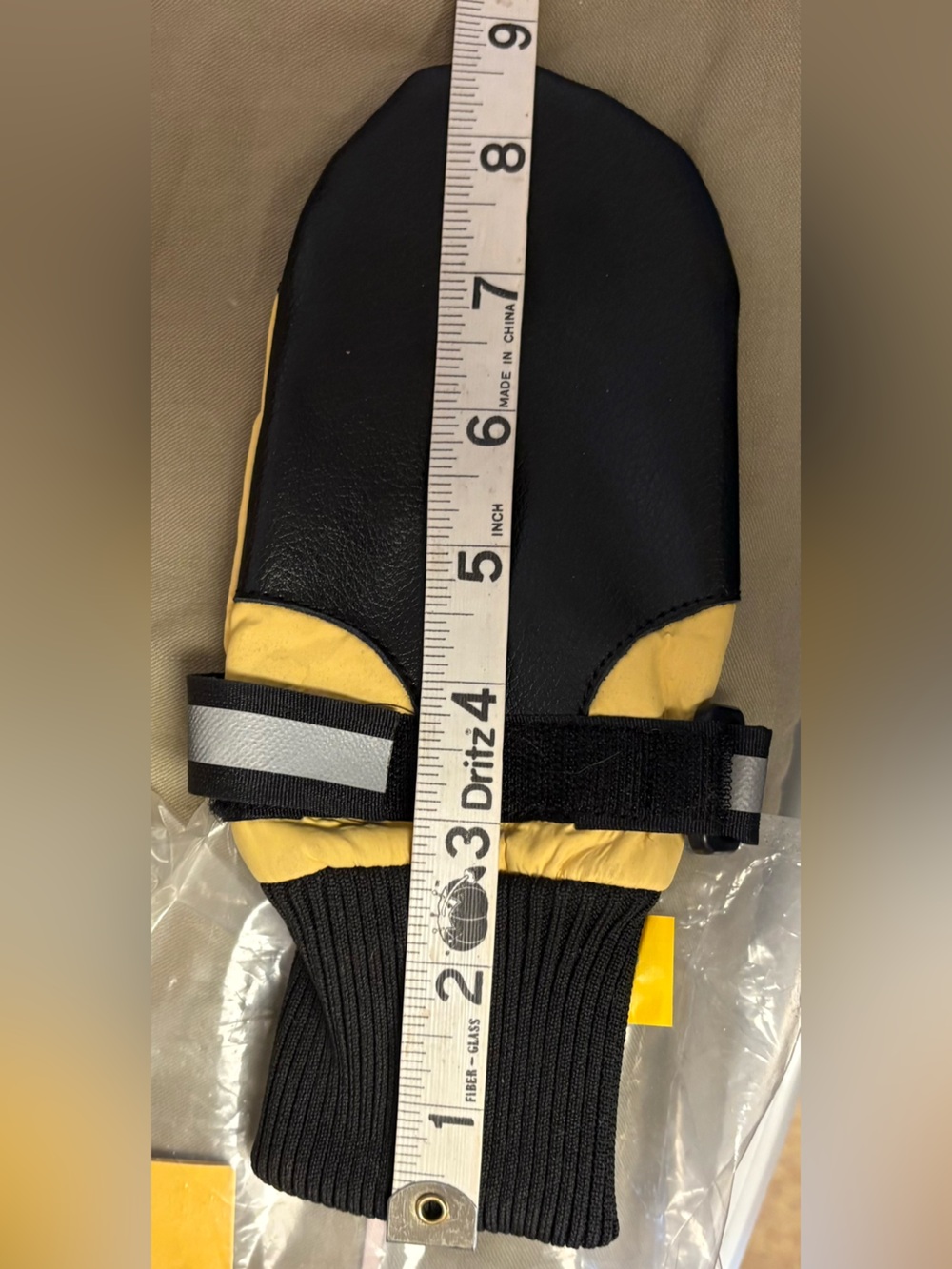 All Terrain Waterproof Reflective Dog Booties • Set of Four (4) • Yellow • LARGE - Picture 7 of 9